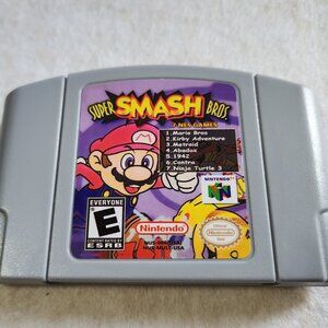 Super Smash Bros + 7 nes games for Nintnendo 64
